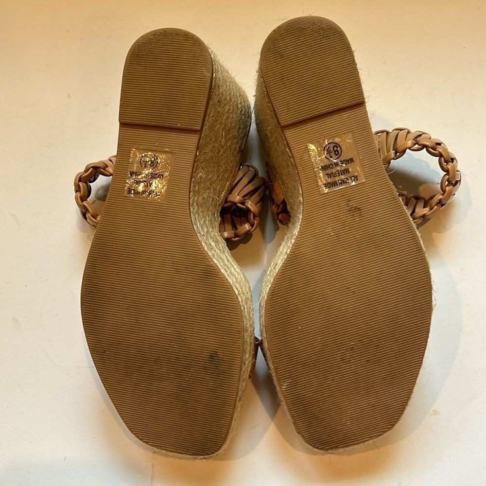 Delicious Strolling Around Town Natural Espadrille Wedges - Picture 4 of 4